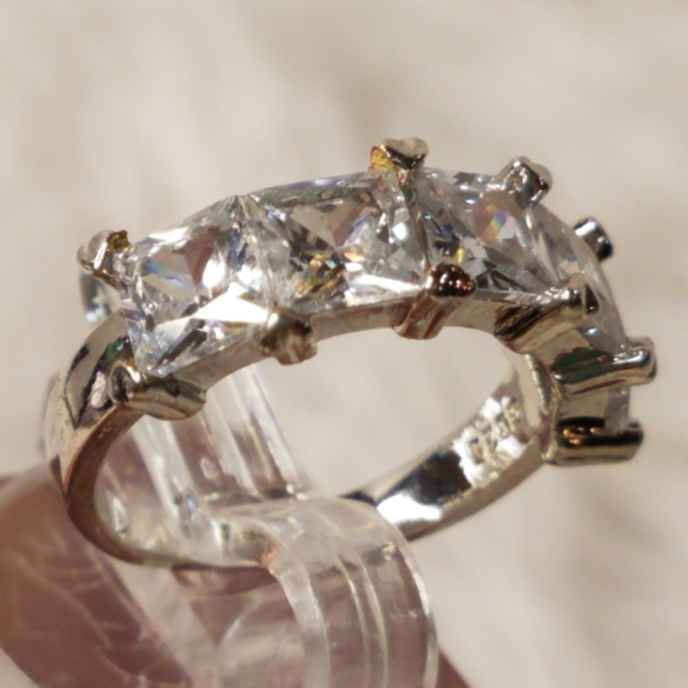 Princess Cut Diamond Band Ring